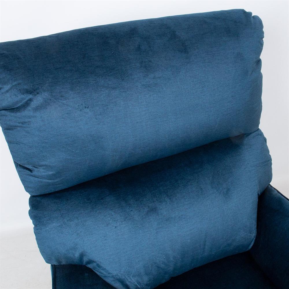 Lounge Chair Swanage | size: Width: 77cm, Height: 104cm, Depth: 86cm | color: Blue | image: 6 | variant: 1001002