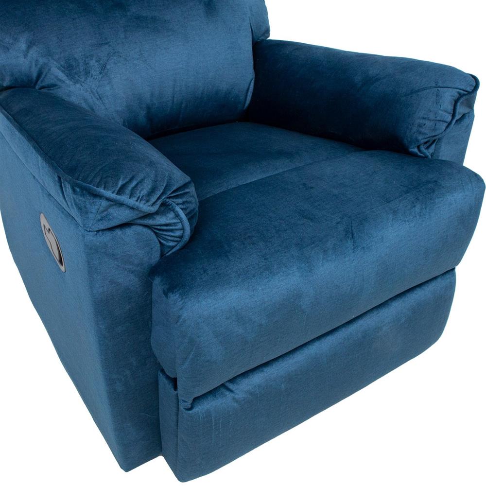 Lounge Chair Swanage | size: Width: 77cm, Height: 104cm, Depth: 86cm | color: Blue | image: 7 | variant: 1001002