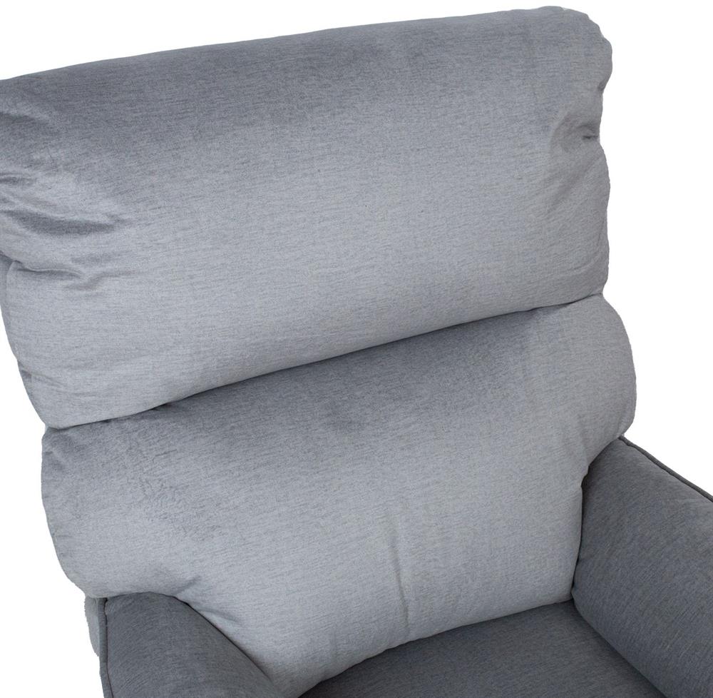 Lounge Chair Swanage | size: Width: 77cm, Height: 104cm, Depth: 86cm | color: Gray | image: 6 | variant: 1001000
