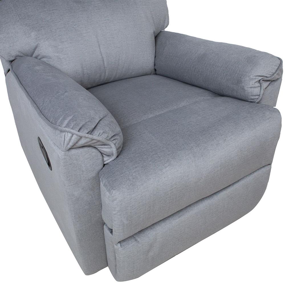 Lounge Chair Swanage | size: Width: 77cm, Height: 104cm, Depth: 86cm | color: Gray | image: 7 | variant: 1001000