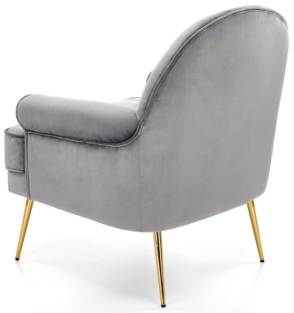 Lounge Chair Taranto | size: Width: 74cm, Height: 88cm, Depth: 74cm | color: Gray | image: 1 | variant: 1002825