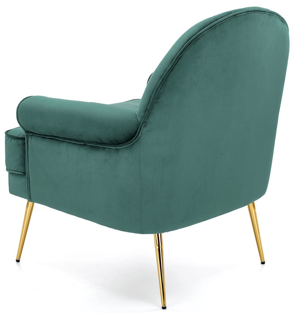Lounge Chair Taranto | size: Width: 74cm, Height: 88cm, Depth: 74cm | color: Green | image: 2 | variant: 1002824