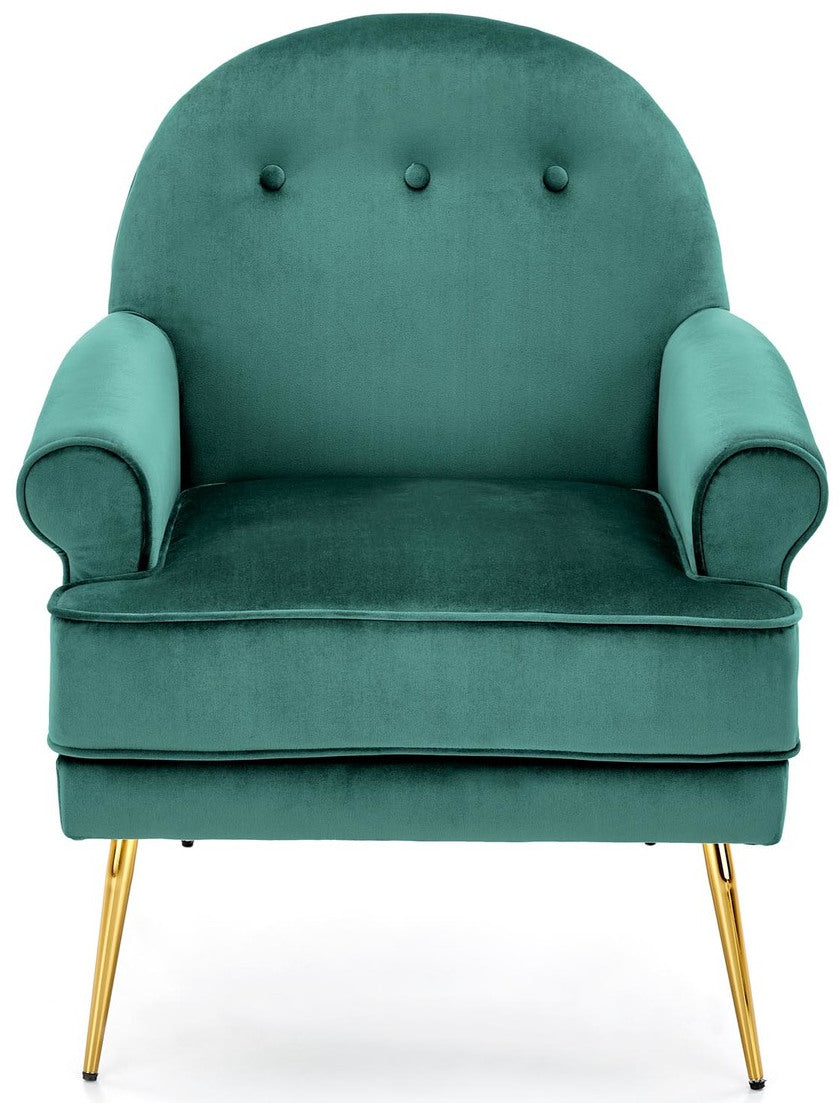 Lounge Chair Taranto | size: Width: 74cm, Height: 88cm, Depth: 74cm | color: Green | image: 4 | variant: 1002824