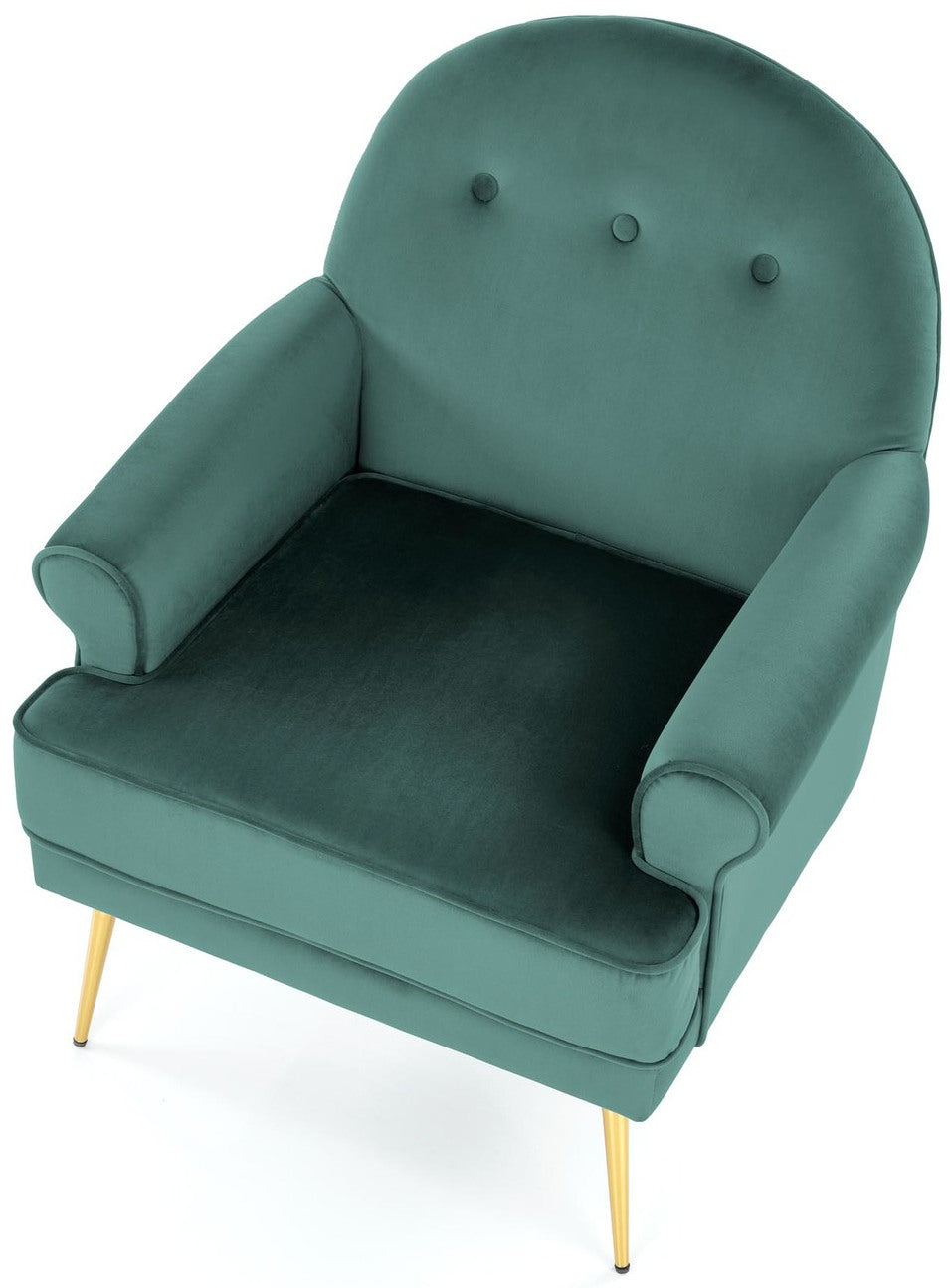 Lounge Chair Taranto | size: Width: 74cm, Height: 88cm, Depth: 74cm | color: Green | image: 5 | variant: 1002824