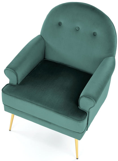 Lounge Chair Taranto | size: Width: 74cm, Height: 88cm, Depth: 74cm | color: Green | image: 5 | variant: 1002824