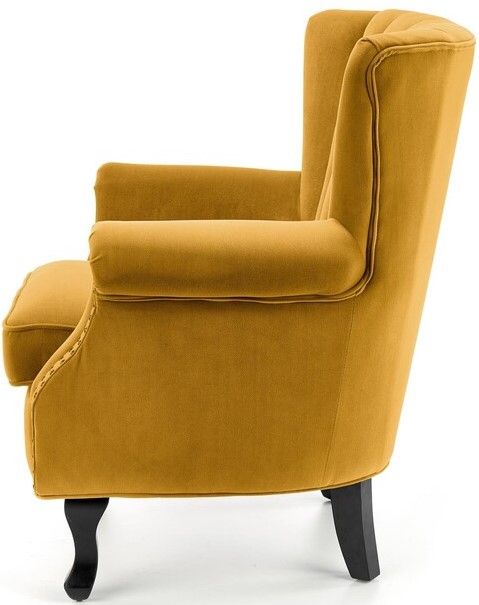 Lounge Chair Titan | size: Width: 73cm, Height: 87cm, Depth: 70cm | color: Yellow | image: 2 | variant: 1004731