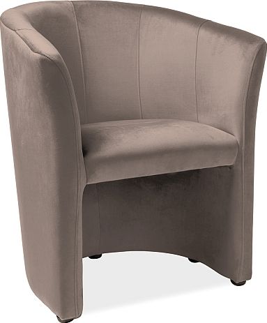 Lounge Chair TM1 | size: Width: 60cm, Height: 76cm, Depth: 67cm | color: Beige | image: 1 | variant: 1005685