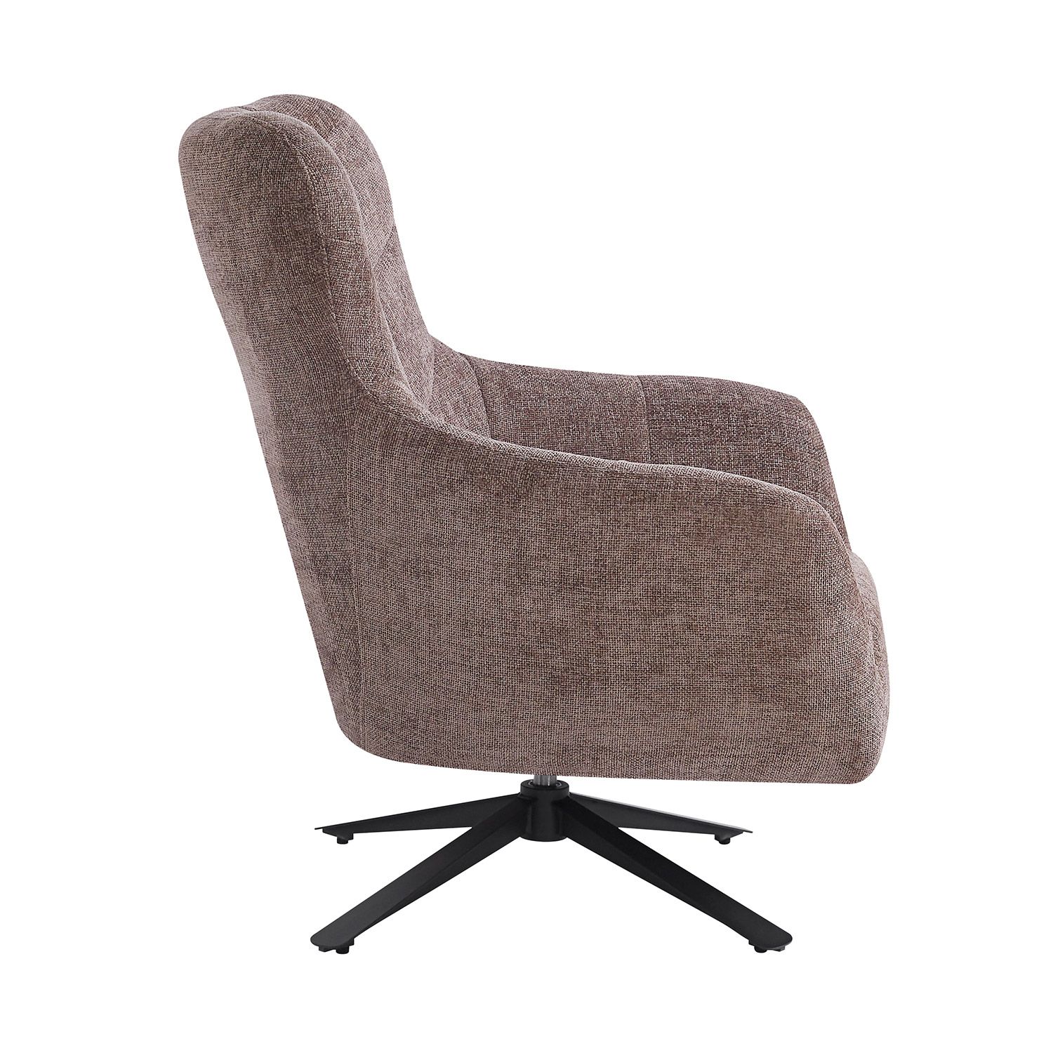 Lounge Chair Totnes | size: Width: 90cm, Height: 99cm, Depth: 89cm | color: Brown | image: 1 | variant: 1001009