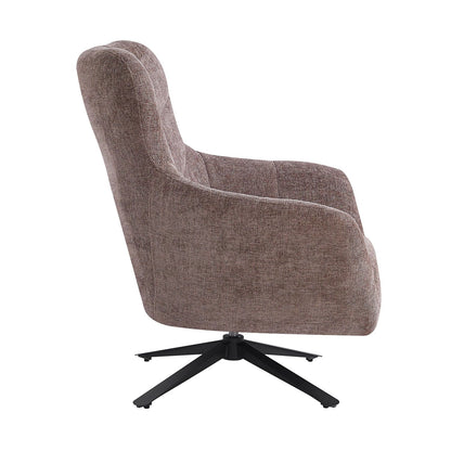 Lounge Chair Totnes | size: Width: 90cm, Height: 99cm, Depth: 89cm | color: Brown | image: 1 | variant: 1001009