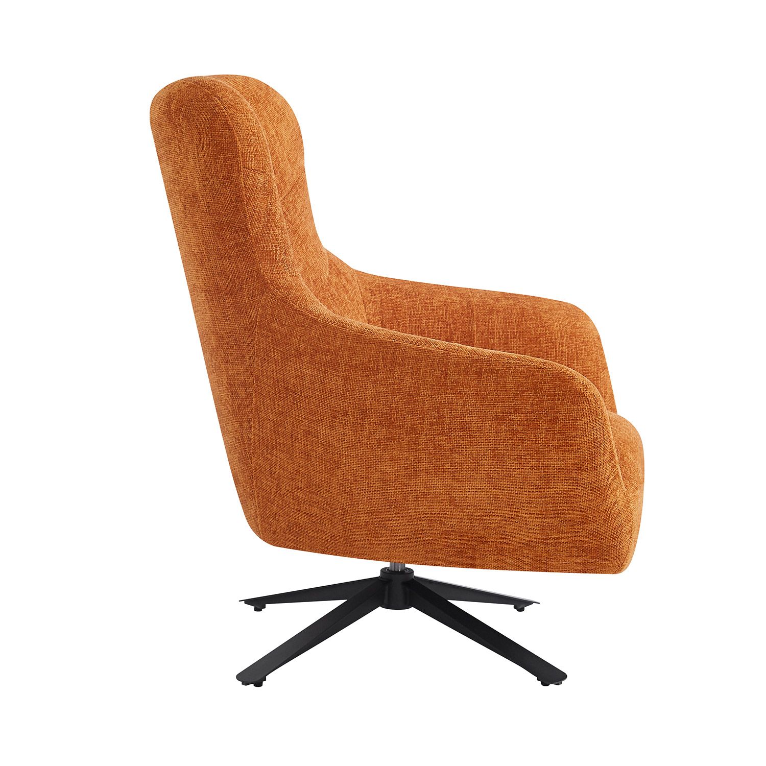Lounge Chair Totnes | size: Width: 90cm, Height: 99cm, Depth: 89cm | color: Orange | image: 1 | variant: 1001012
