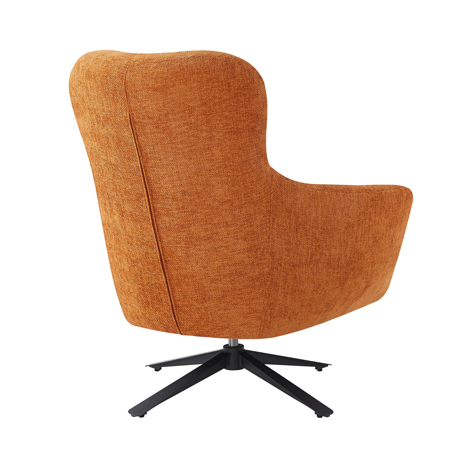 Lounge Chair Totnes | size: Width: 90cm, Height: 99cm, Depth: 89cm | color: Orange | image: 2 | variant: 1001012