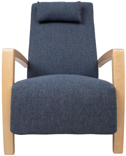 Lounge Chair Venla | size: Width: 65.5cm, Height: 104cm, Depth: 65cm | color: Blue | image: 2 | variant: 1004939