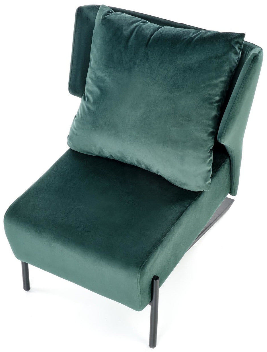 Lounge Chair Victus | size: Width: 70cm, Height: 85cm, Depth: 80cm | color: Green | image: 0 | variant: 1016828