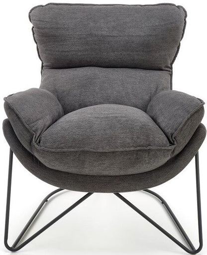 Lounge Chair Volker | size: Width: 75cm, Height: 85cm, Depth: 88cm | color: Gray | image: 4 | variant: 1012514