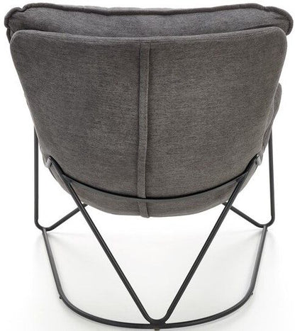 Lounge Chair Volker | size: Width: 75cm, Height: 85cm, Depth: 88cm | color: Gray | image: 5 | variant: 1012514