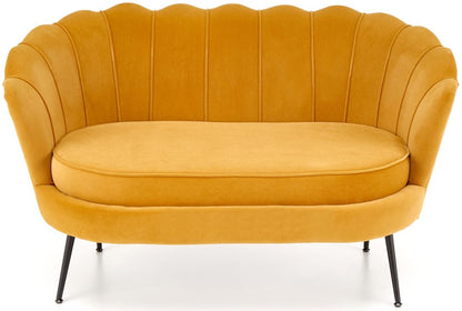 Lounge Chair West Drammen | size: Width: 131cm, Height: 77cm, Depth: 77cm | color: Yellow | image: 5 | variant: 1007470