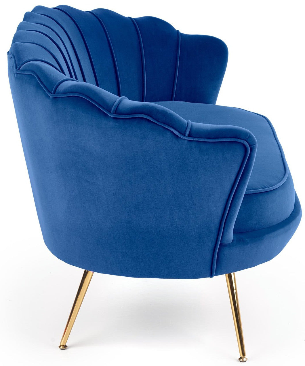 Lounge Chair West Fredrikstad | size: Width: 131cm, Height: 77cm, Depth: 77cm | color: Blue | image: 3 | variant: 1007472