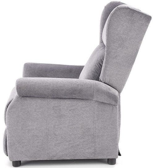 Lounge Chair West Grantham | size: Width: 75cm, Height: 107cm, Depth: 92cm | color: Gray | image: 4 | variant: 1007130