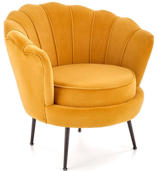 Lounge Chair West Kristiansand | size: Width: 81cm, Height: 77cm, Depth: 77cm | color: Yellow | image: 1 | variant: 1007471