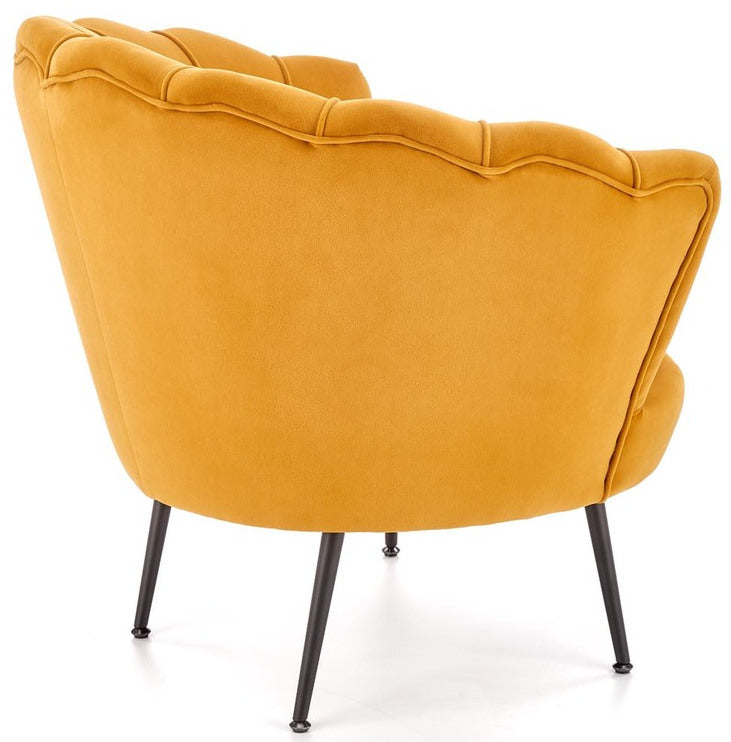 Lounge Chair West Kristiansand | size: Width: 81cm, Height: 77cm, Depth: 77cm | color: Yellow | image: 3 | variant: 1007471