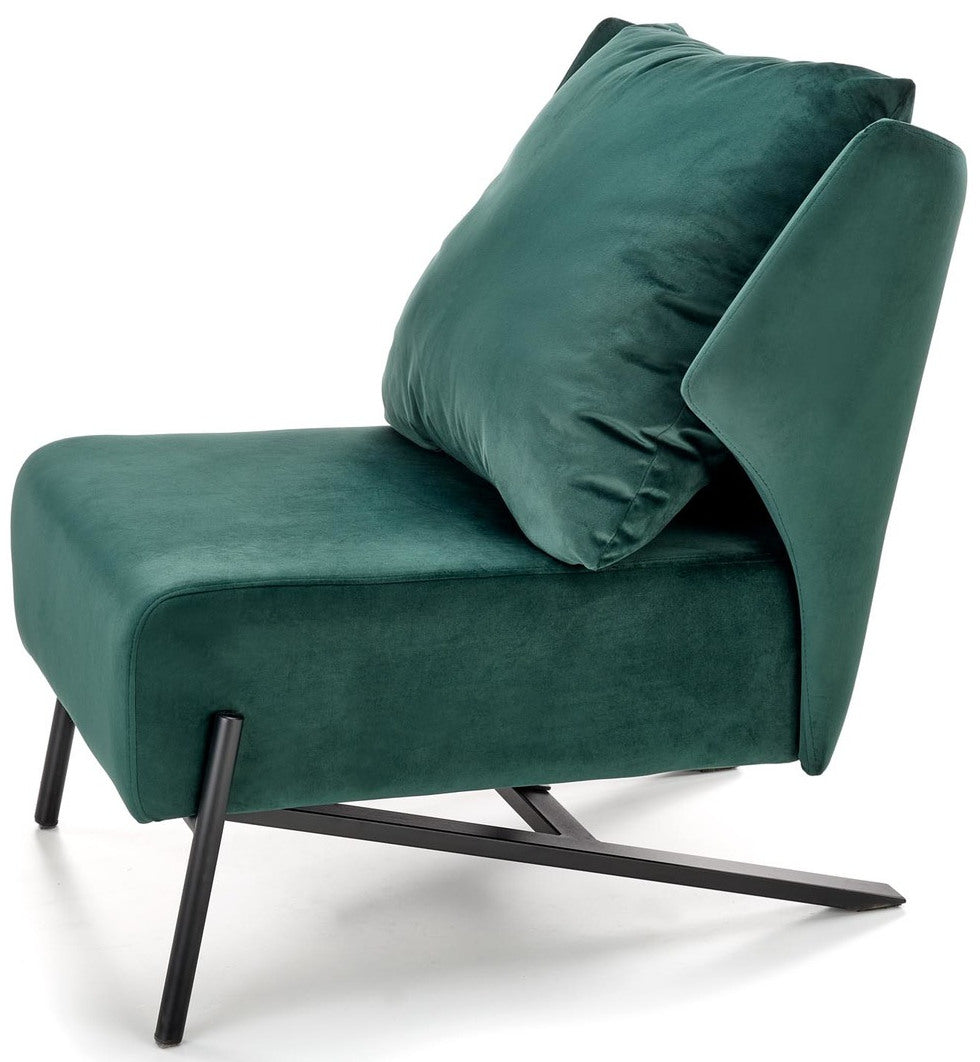 Lounge Chair West Malmo | size: Width: 70cm, Height: 85cm, Depth: 80cm | color: Green | image: 3 | variant: 1007479