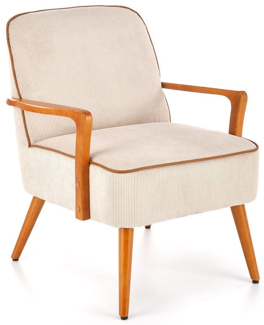 Lounge Chair West Troms | size: Width: 66cm, Height: 76cm, Depth: 69cm | color: Beige | image: 1 | variant: 1007474