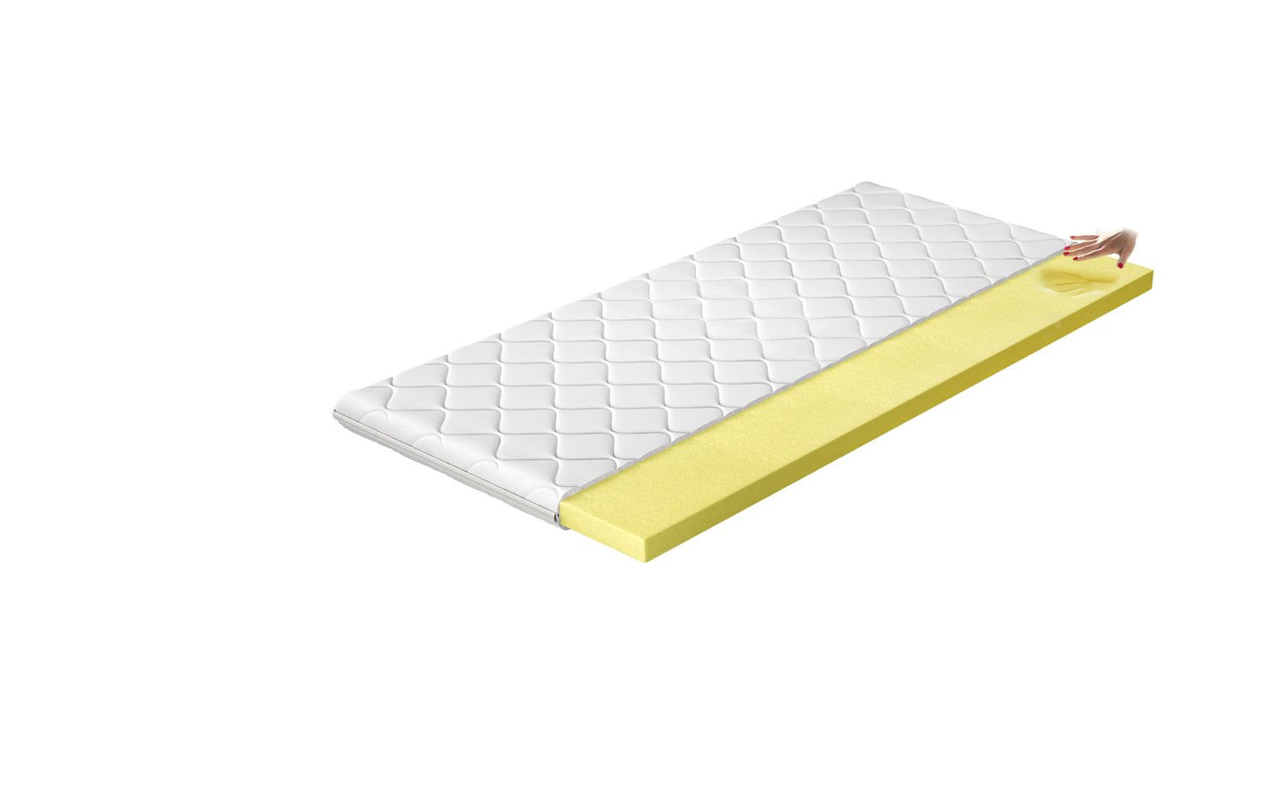 Mattress Topper Visco 2 | size: Length: 200cm, Width: 120cm | image: 1 | variant: 1013992