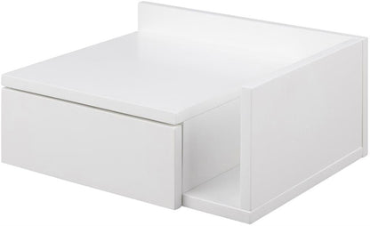 Nightstand Ashlan 1 | size: Width: 40cm, Height: 16.5cm, Depth: 32cm | color: White | image: 3 | variant: 1016947