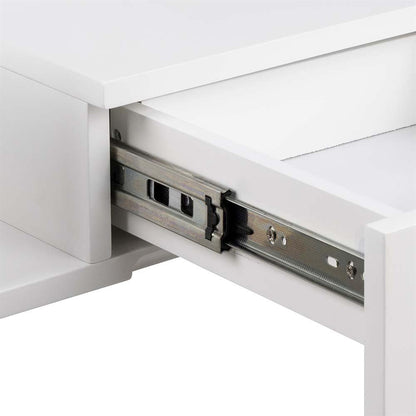 Nightstand Ashlan 1 | size: Width: 40cm, Height: 16.5cm, Depth: 32cm | color: White | image: 6 | variant: 1016947