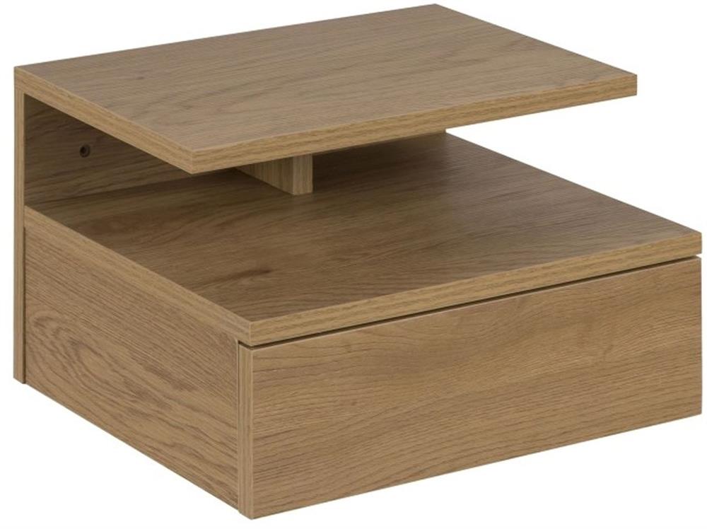 Nightstand Ashlan | size: Width: 35cm, Height: 22.5cm, Depth: 32cm | color: Oak | image: 2 | variant: 1002367