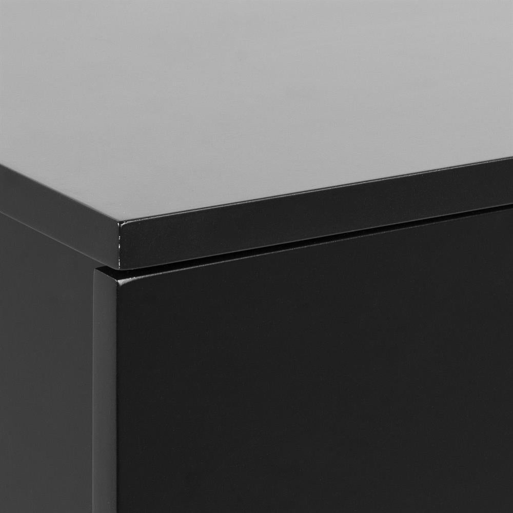 Nightstand Avignon | size: Width: 37cm, Height: 13cm, Depth: 32cm | color: Black | image: 4 | variant: 1016946