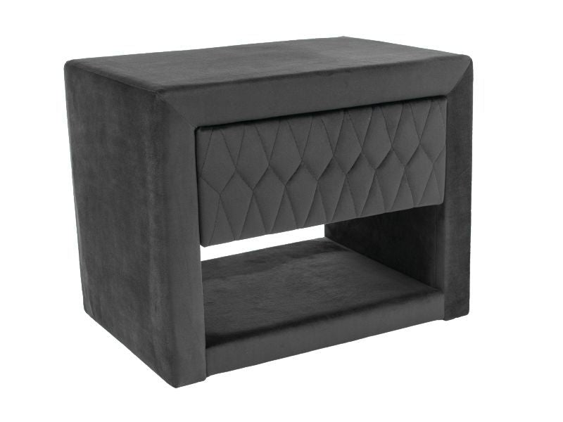 Nightstand Azurro | size: Width: 50cm, Height: 40cm, Depth: 35cm | color: Black | image: 1 | variant: 1000385