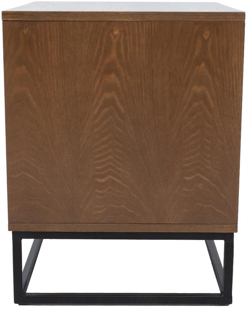 Nightstand East Bordeaux | size: Width: 45cm, Height: 52cm, Depth: 40cm | color: Brown | image: 5 | variant: 1006363