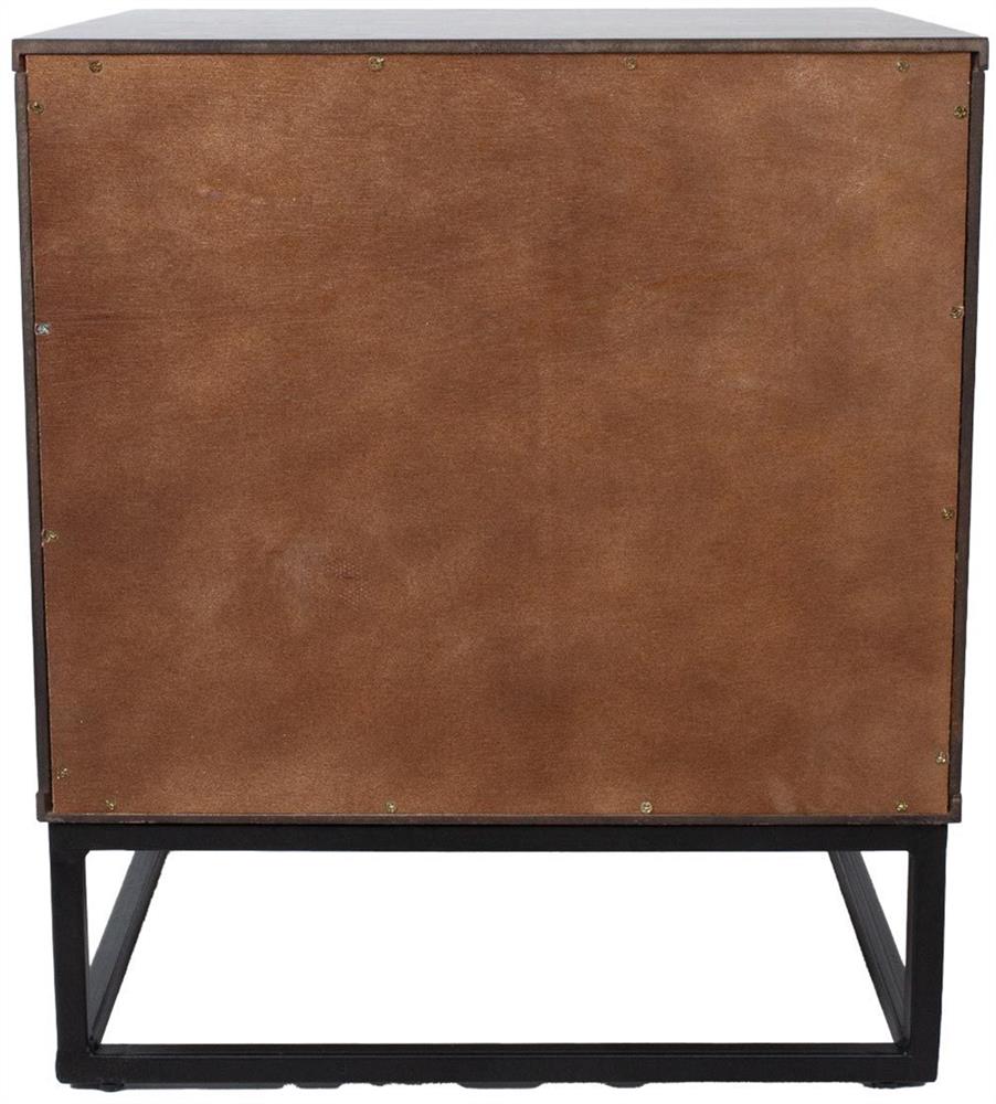 Nightstand East Bordeaux | size: Width: 45cm, Height: 52cm, Depth: 40cm | color: Brown | image: 6 | variant: 1006363