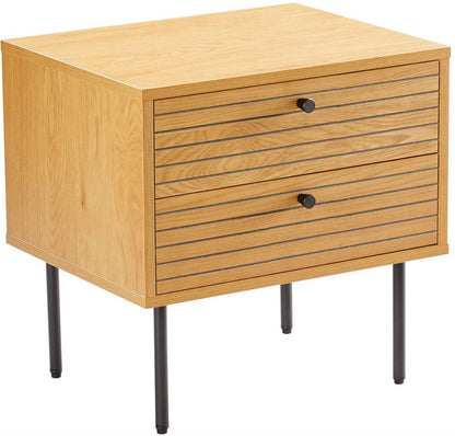 Nightstand East Le Havre | size: Width: 50cm, Height: 50cm, Depth: 40cm | color: Oak | image: 2 | variant: 1006365