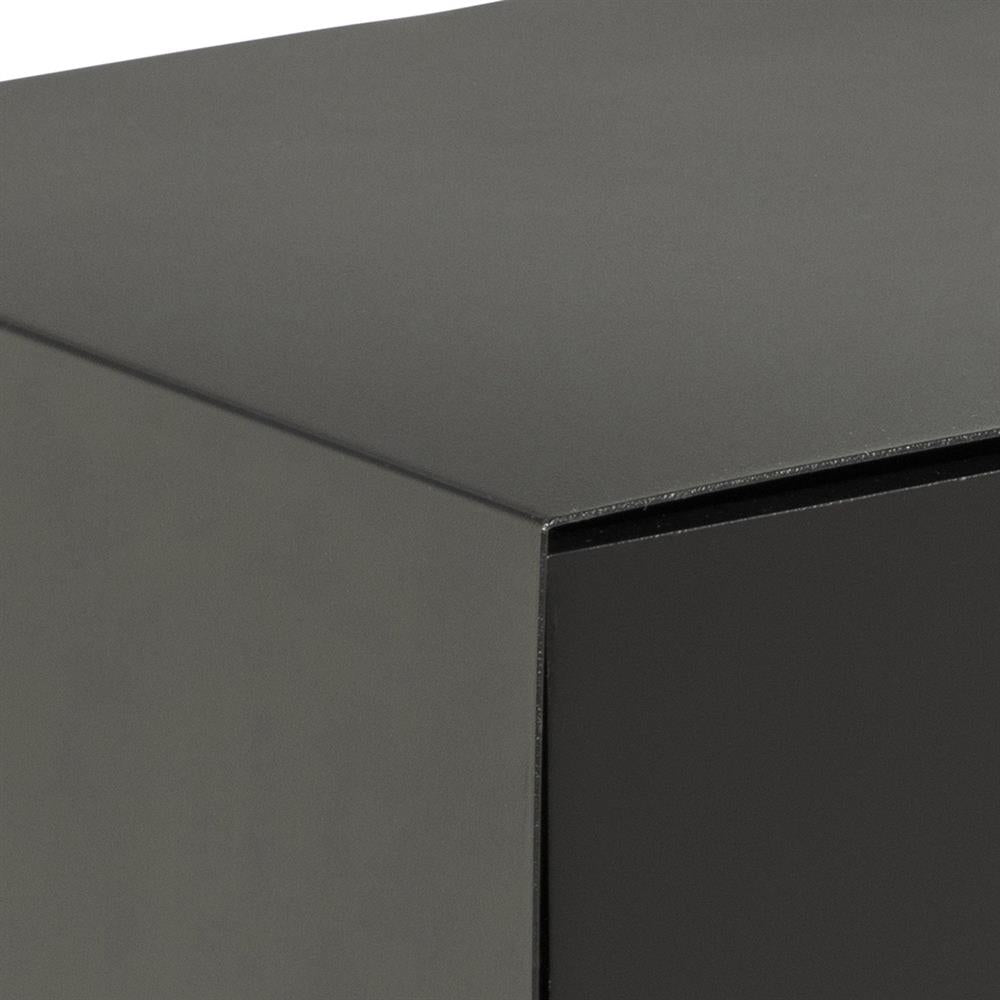 Nightstand East Monaco | size: Width: 30cm, Height: 30cm, Depth: 25cm | color: Black | image: 6 | variant: 1006079