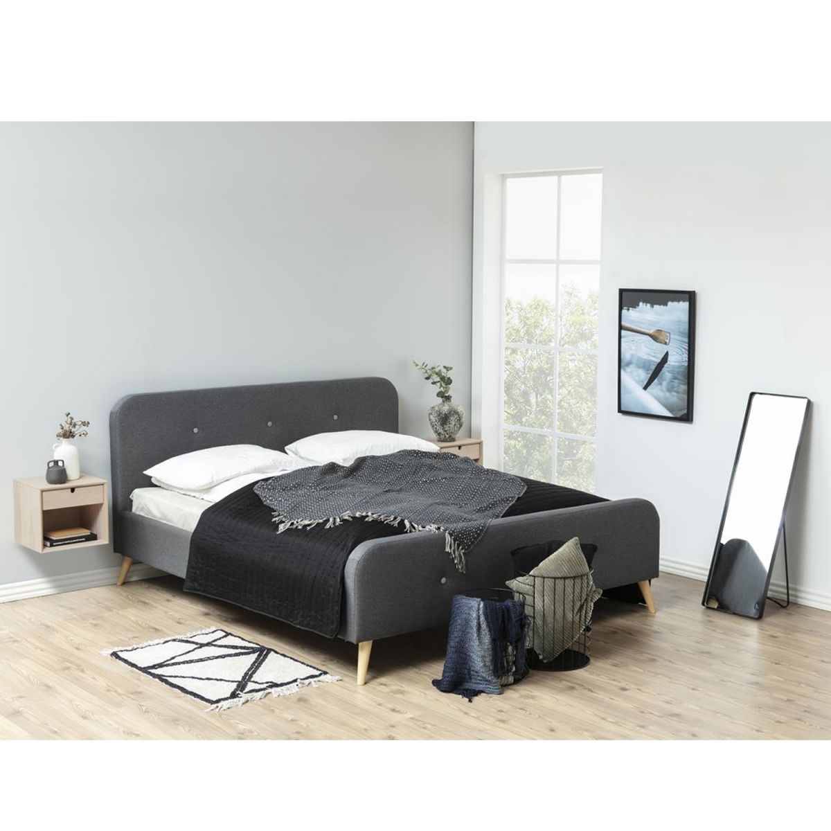 Nightstand East Penarth | size: Width: 37cm, Height: 21cm, Depth: 32cm | color: Oak | image: 2 | variant: 1005754
