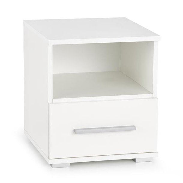 Nightstand Lima | size: Width: 39cm, Height: 44cm, Depth: 40cm | color: White | image: 1 | variant: 1000312