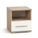 Nightstand Lima | size: Width: 39cm, Height: 44cm, Depth: 40cm | color: White/Oak | image: 0 | variant: 1000314