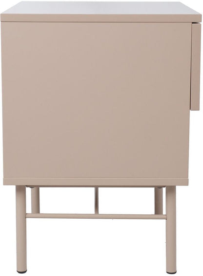 Nightstand Milton | size: Width: 45cm, Height: 55cm, Depth: 40cm | color: Beige | image: 4 | variant: 1000474