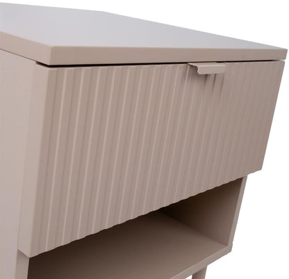Nightstand Milton | size: Width: 45cm, Height: 55cm, Depth: 40cm | color: Beige | image: 5 | variant: 1000474