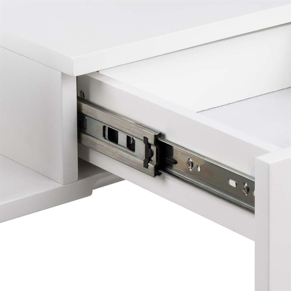 Nightstand Newport | size: Width: 40cm, Height: 16.5cm, Depth: 32cm | color: White | image: 6 | variant: 1006078