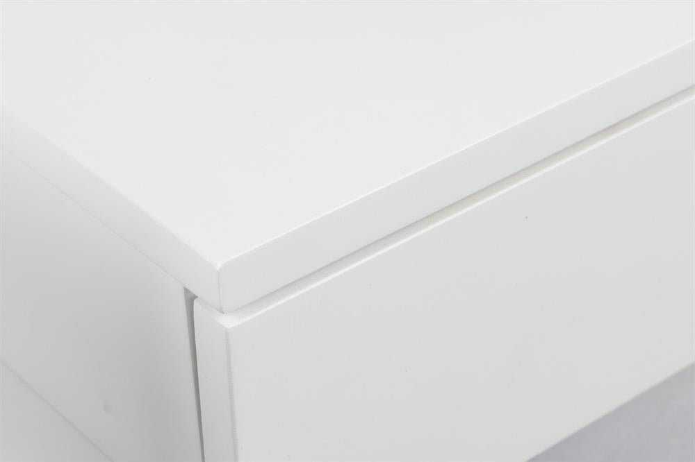 Nightstand Newport | size: Width: 40cm, Height: 16.5cm, Depth: 32cm | color: White | image: 7 | variant: 1006078