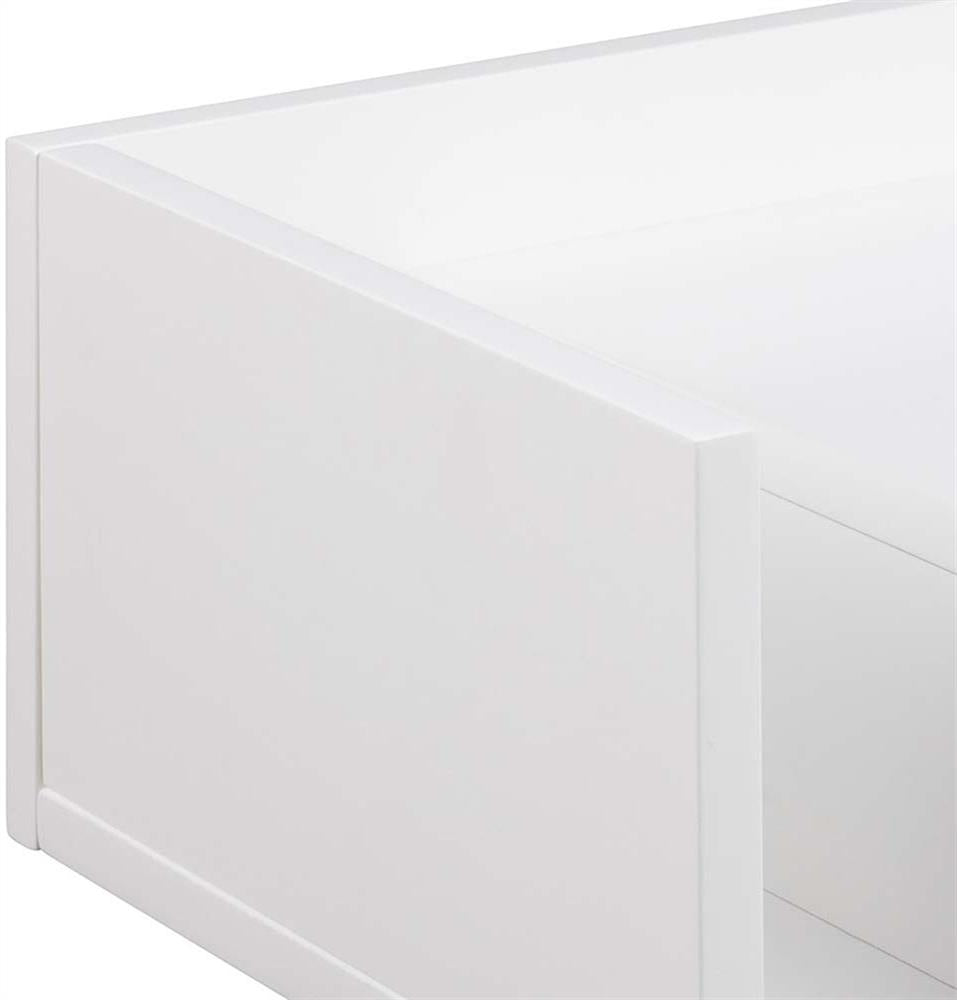 Nightstand Newport | size: Width: 40cm, Height: 16.5cm, Depth: 32cm | color: White | image: 8 | variant: 1006078