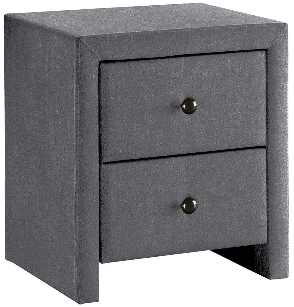 Nightstand Oulu | size: Length: 48cm, Width: 41cm, Height: 54cm | color: Gray | image: 1 | variant: 1002056