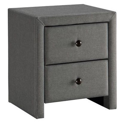 Nightstand Prima | size: Width: 48cm, Height: 54cm, Depth: 41cm | color: Gray | image: 0 | variant: 1010857