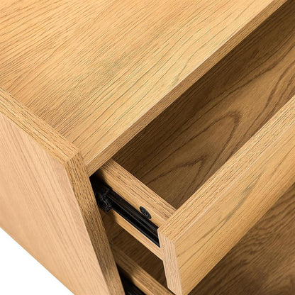 Nightstand Sacha | size: Width: 50cm, Height: 40cm, Depth: 40cm | color: Oak | image: 5 | variant: 1017691