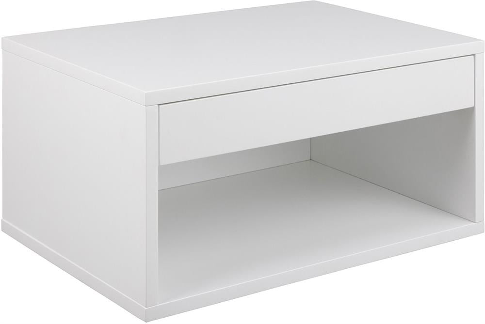 Nightstand Stamford | size: Width: 50cm, Height: 24.3cm, Depth: 35cm | color: White | image: 1 | variant: 1000301