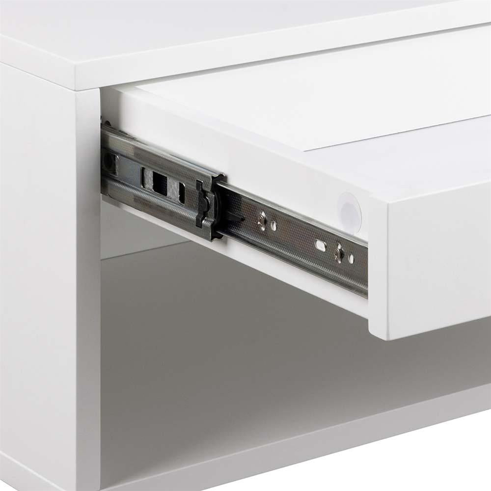 Nightstand Stamford | size: Width: 50cm, Height: 24.3cm, Depth: 35cm | color: White | image: 4 | variant: 1000301