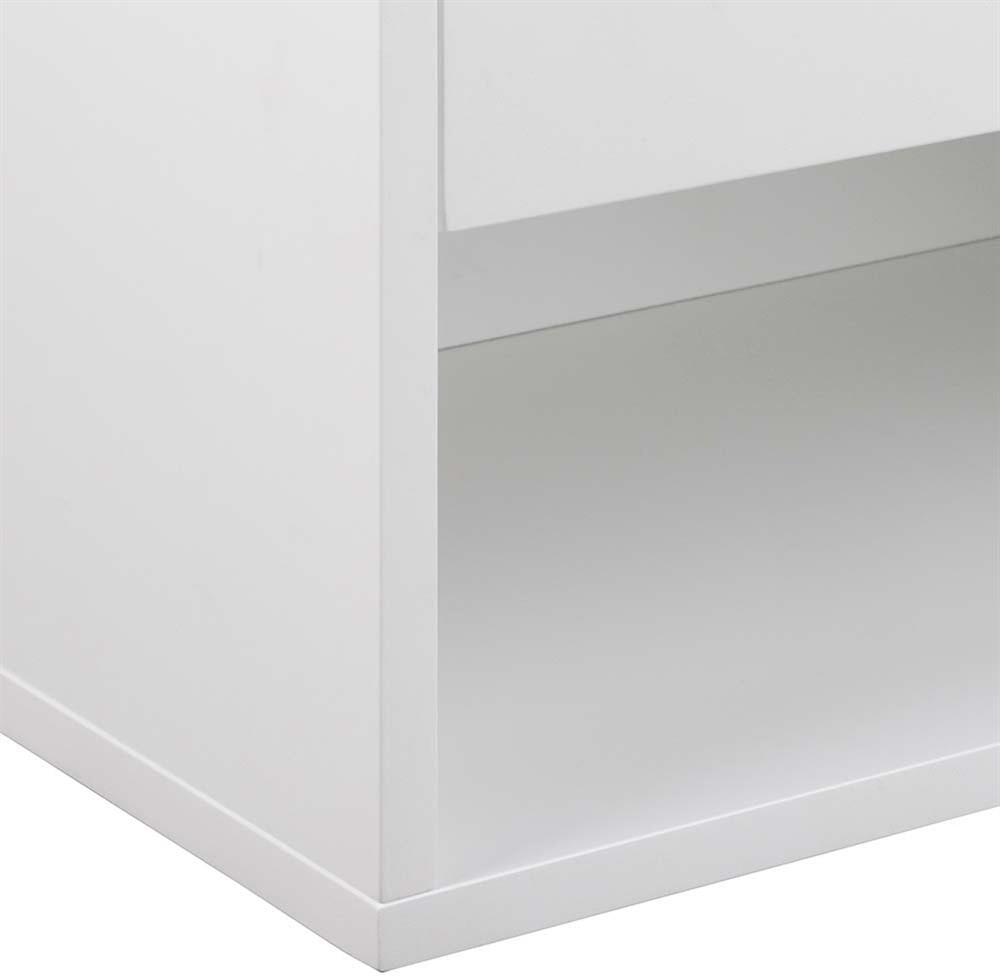 Nightstand Stamford | size: Width: 50cm, Height: 24.3cm, Depth: 35cm | color: White | image: 6 | variant: 1000301